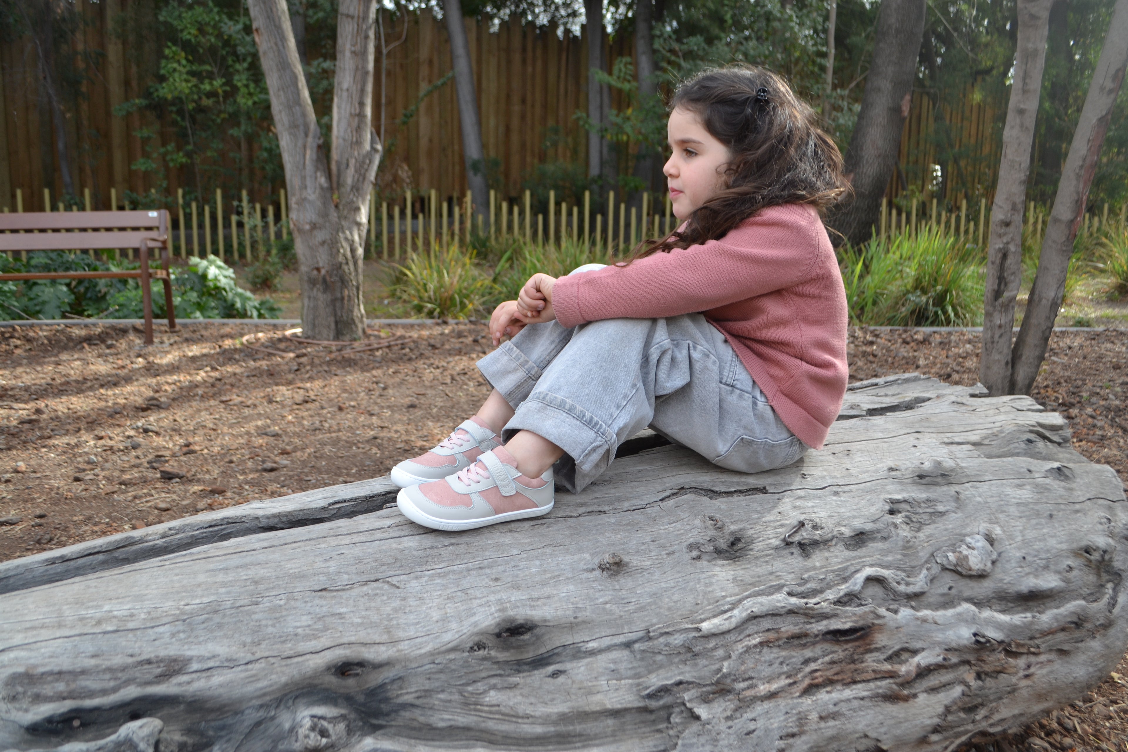 Zapatillas Ergonómicas Vintage - Rosado Jeans (Kids)
