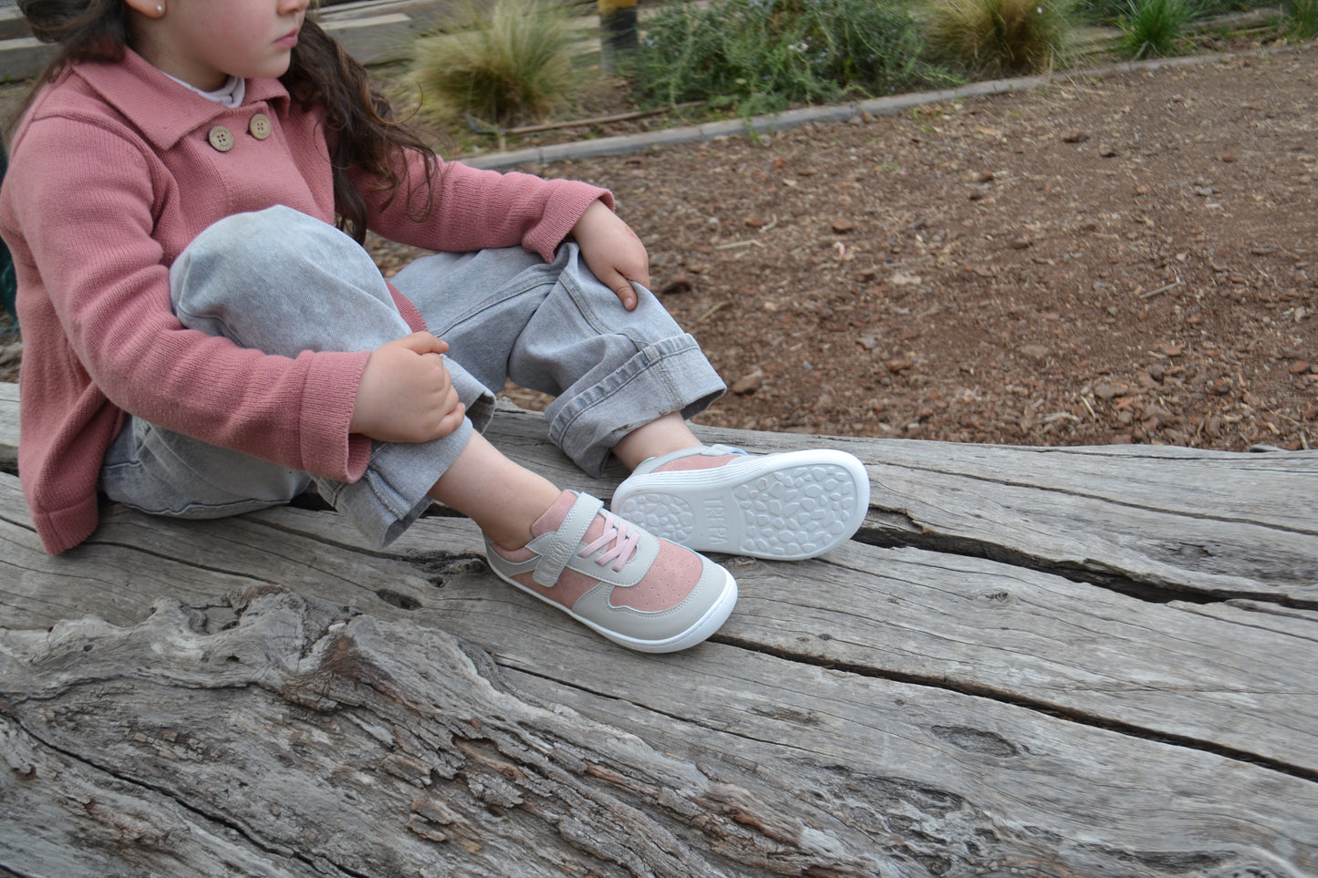 Zapatillas Ergonómicas Vintage - Rosado Jeans (Toddler)