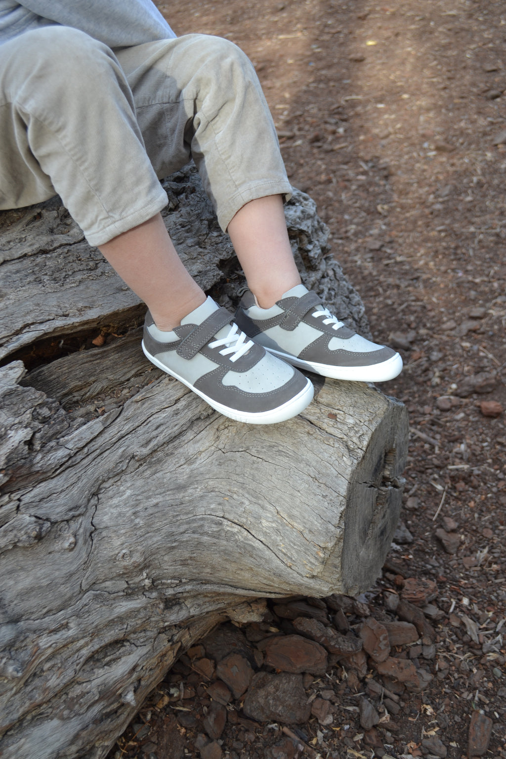 Zapatillas Ergonómicas Vintage - Gris Claro (Kids)