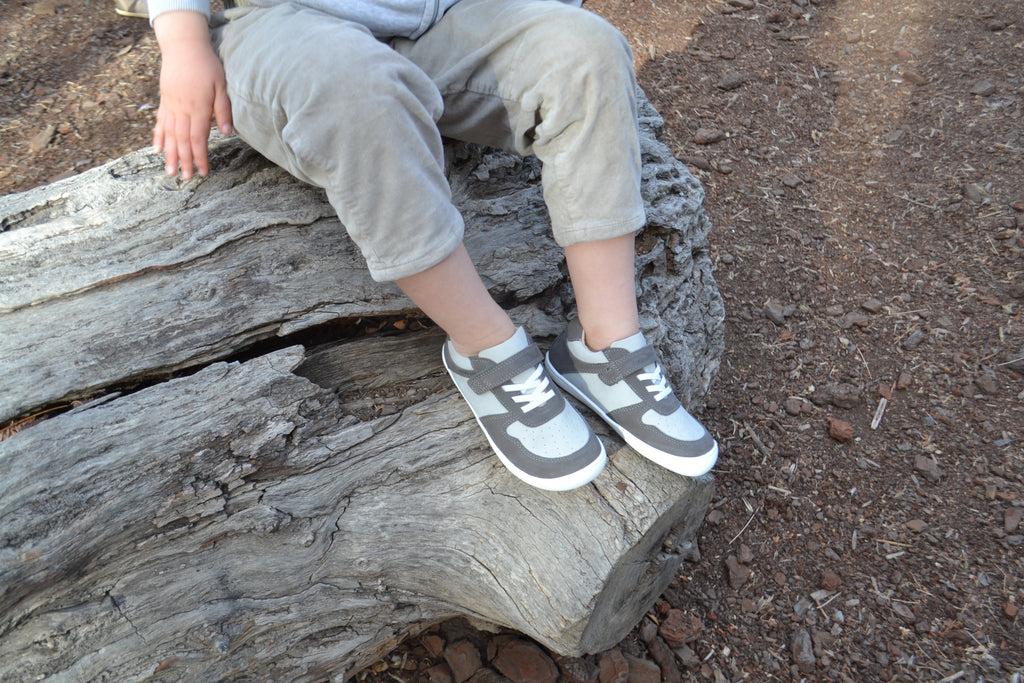 Zapatillas Ergonómicas Vintage - Gris Claro (Kids)