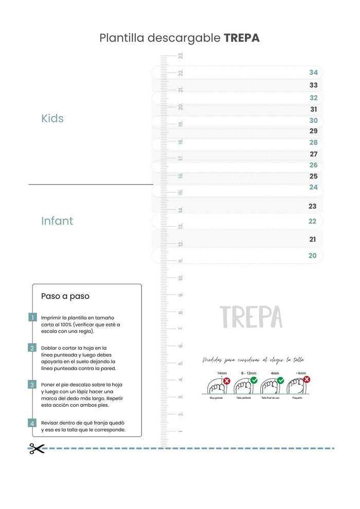 Plantilla descargable Trepa