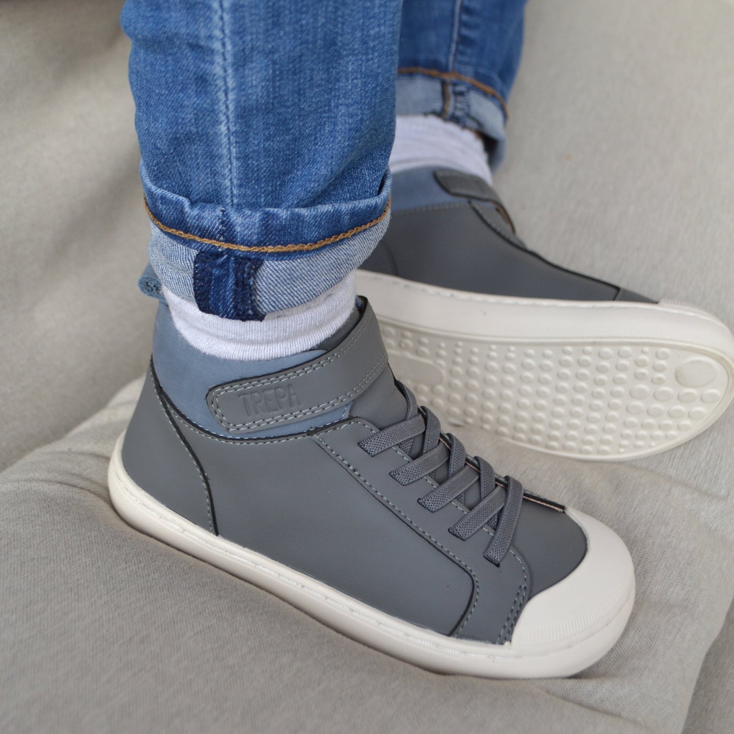 Botines Ergonómicos TREPA Rain - Gris (Toddler)