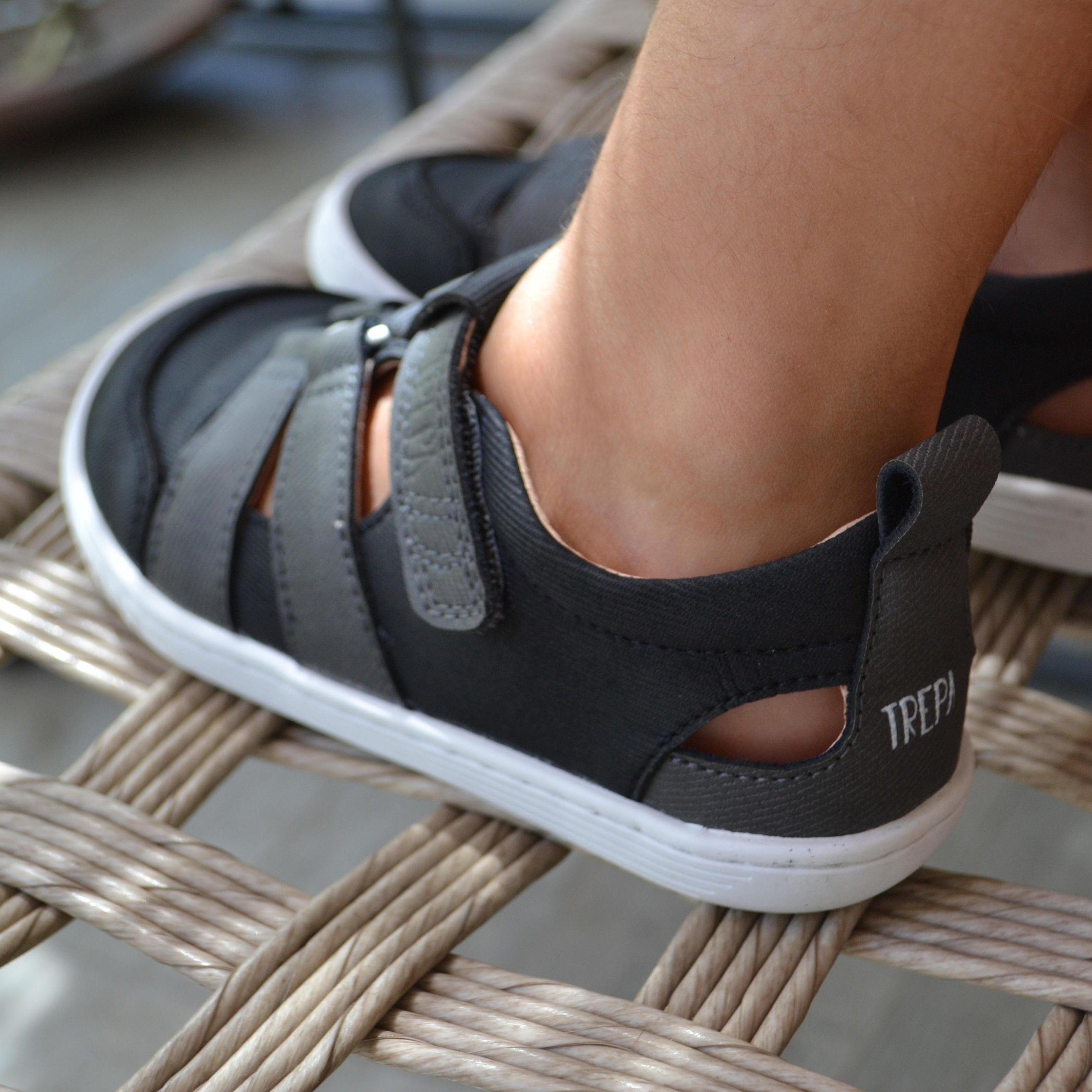Sandalias Ergonómicas Travel - Grafito (Kids)
